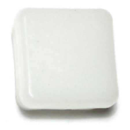 Midwest Fastener 1" White Plastic Inside Square Caps 4PK 66888